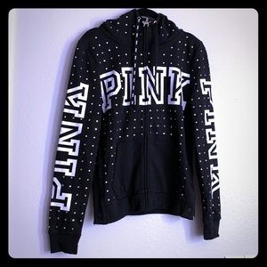 Victoria’s Secret pink sequin hoodie jacket